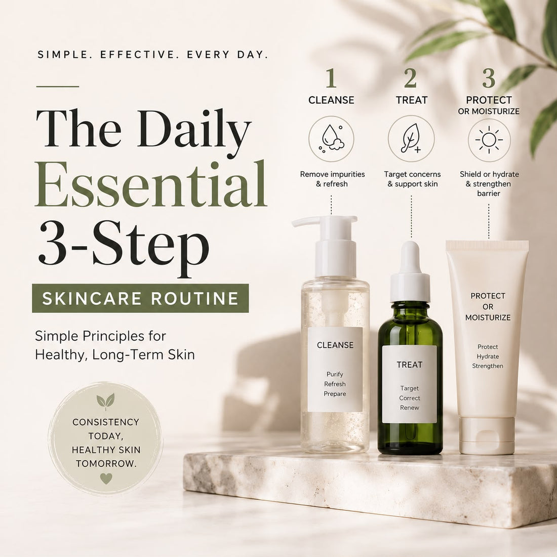 Simple Principles for Healthy, Long-Term Skin