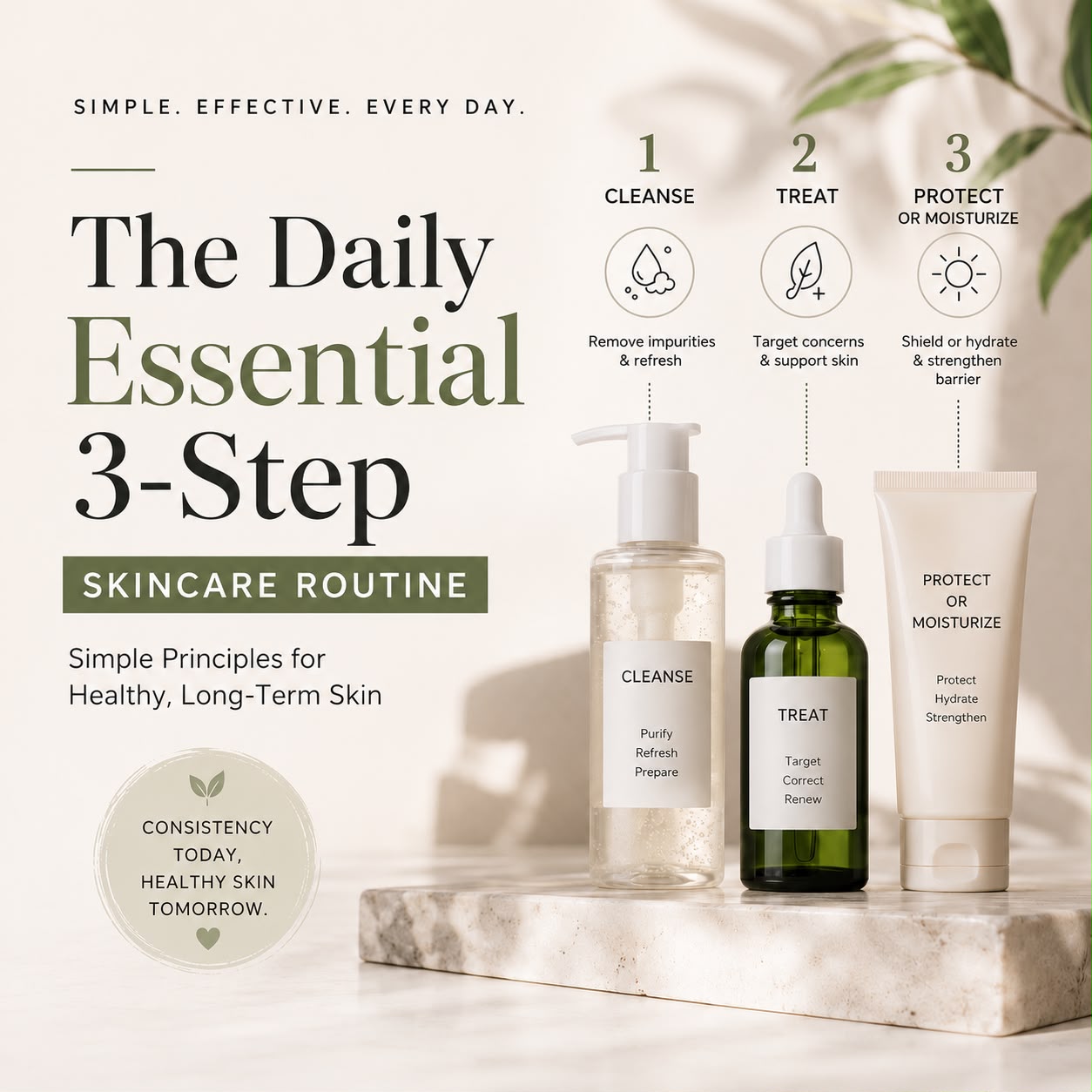 Simple Principles for Healthy, Long-Term Skin