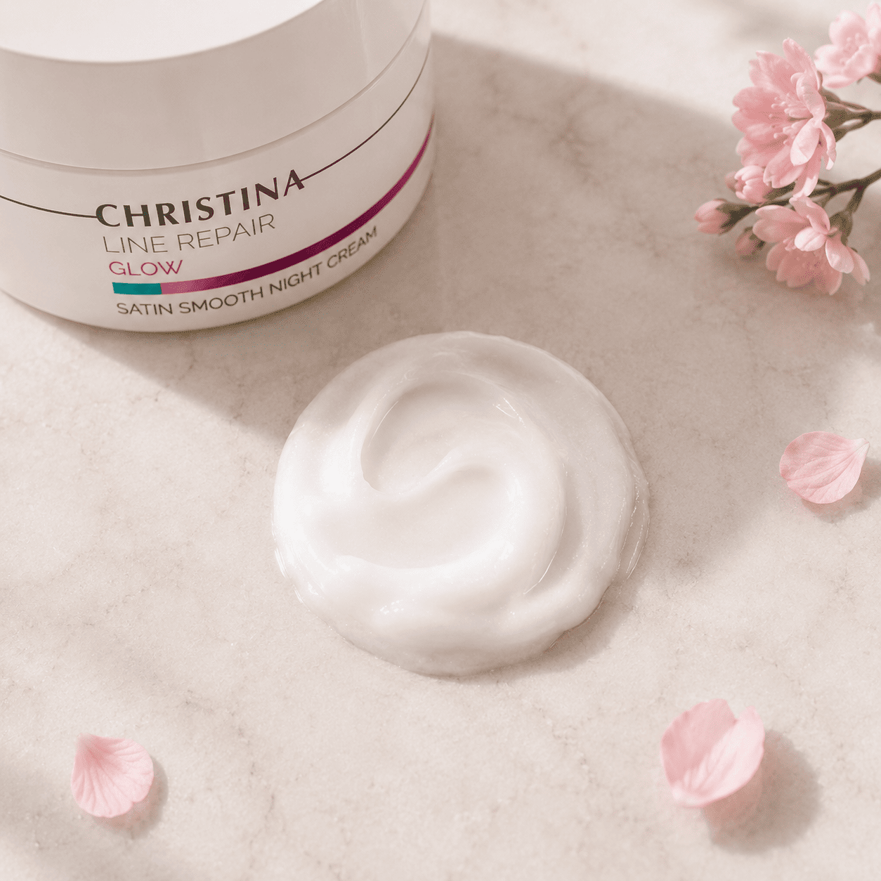 Satin Smooth Night Cream Line Repair GLOW