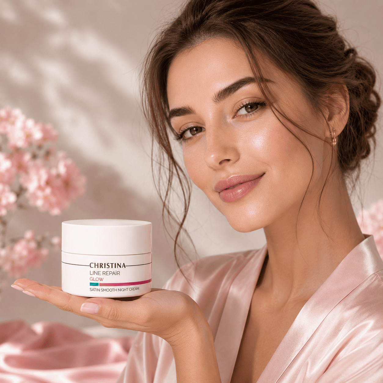 Satin Smooth Night Cream Line Repair GLOW