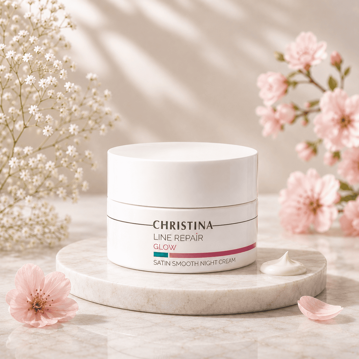 Satin Smooth Night Cream Line Repair GLOW