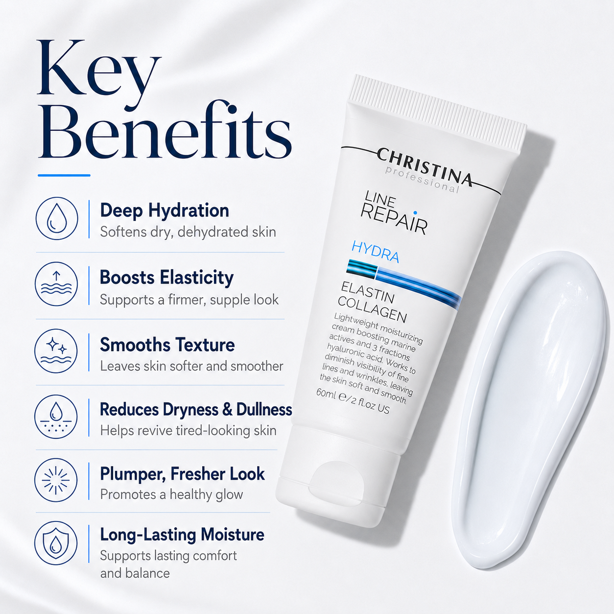 Elastin Collagen Cream Line Repair HYDRA